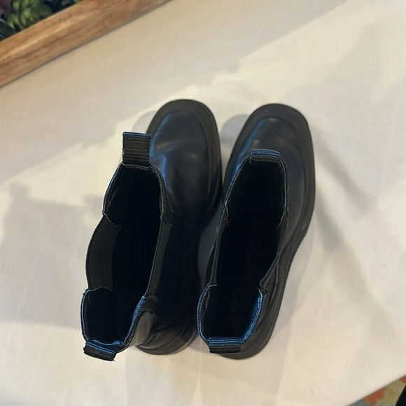 Sam Edelman Lulia Lug Sole Chelsea Boot boots Size 9 Leather Platform Chunky EUC - Picture 7 of 7